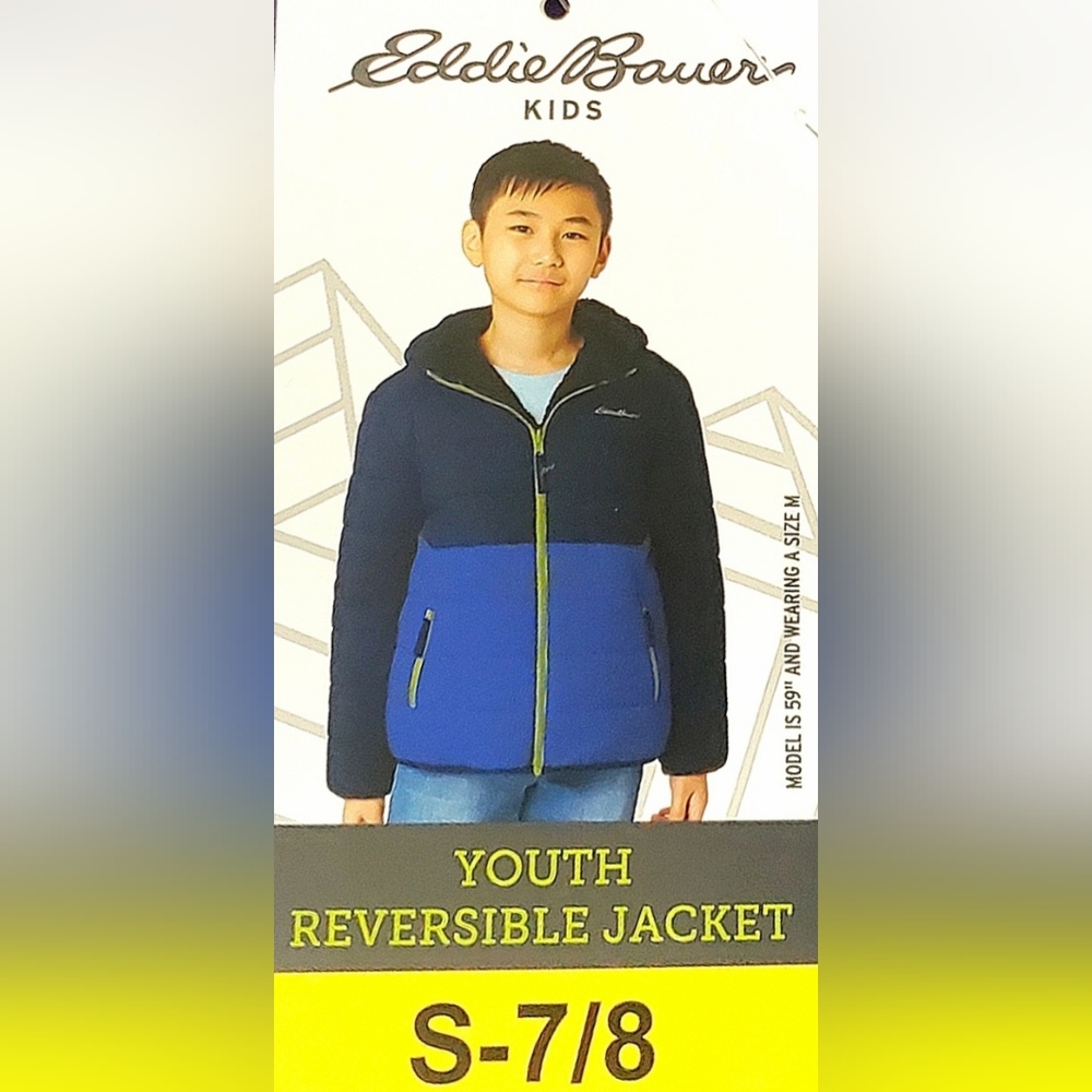 Eddie Bauer Youth Reversible Winter Jacket